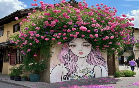 富宁怎么设计网红打卡墙绘