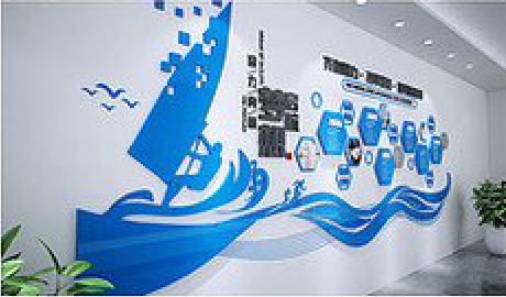 富宁海浪主题文化墙如何设计？