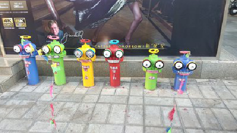 富宁商业区彩绘