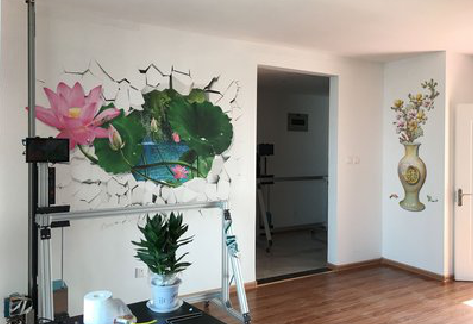 富宁墙体彩绘相比墙纸的优势。