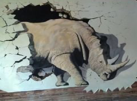 富宁在墙绘中，如何绘制3D效果？