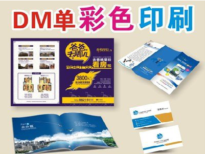 富宁单页印刷，色彩搭配简单。