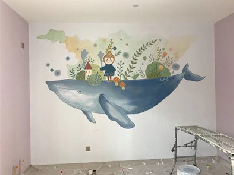 富宁手绘墙的特点及优势。